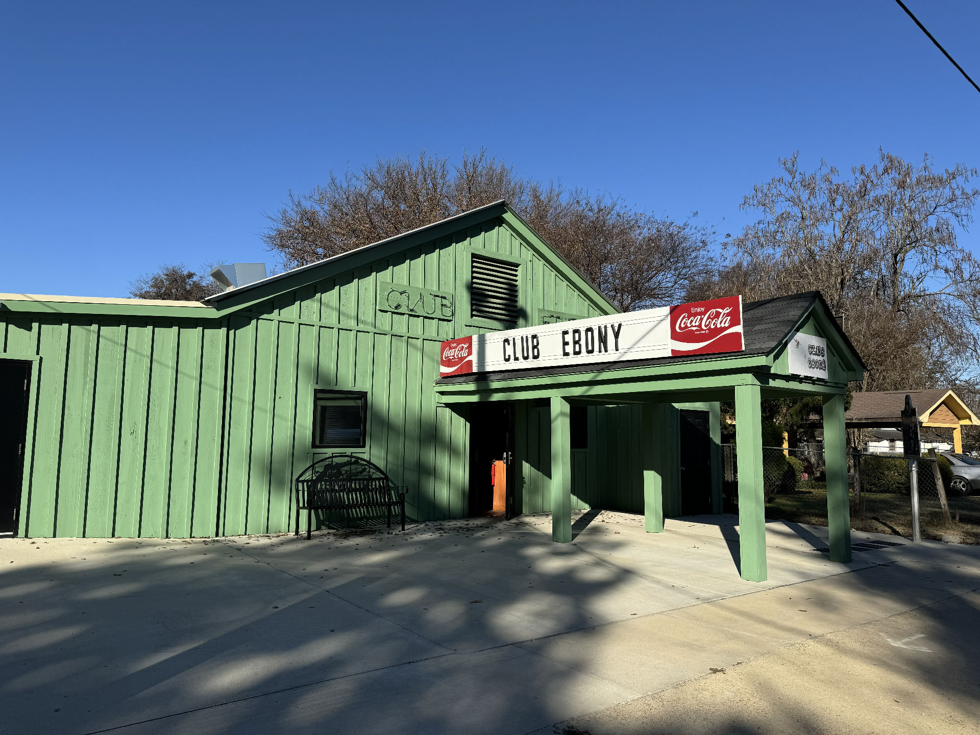 Club Ebony exterior, Indianola, Mississippi